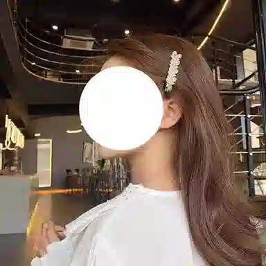 简应舒 樱花小刘海夹碎发夹 亚克力 合金 发夹 女款