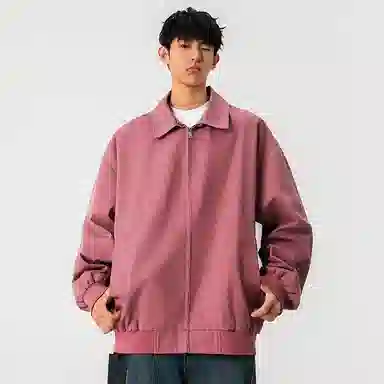 【dme】 美式潮牌高街翻领休闲百搭宽松舒适长袖夹克外套 男女同款