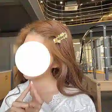 简应舒 樱花小刘海夹碎发夹 亚克力 合金 发夹 女款