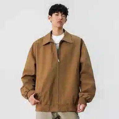 【dme】 美式潮牌高街翻领休闲百搭宽松舒适长袖夹克外套 男女同款