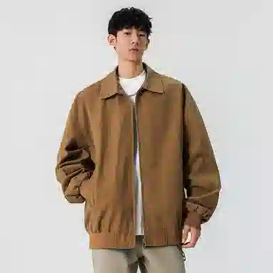 【dme】 美式潮牌高街翻领休闲百搭宽松舒适长袖夹克外套 男女同款