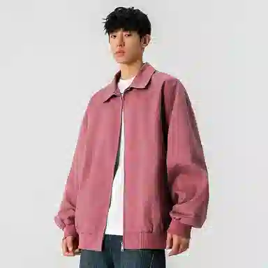 【dme】 美式潮牌高街翻领休闲百搭宽松舒适长袖夹克外套 男女同款