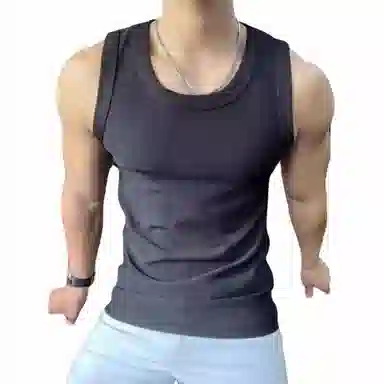 黑马漫画 简约透气舒适背心 男女同款