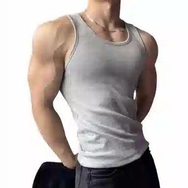 黑马漫画 简约透气舒适背心 男女同款