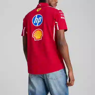 PUMA Ferrari Racing Polo Deep Red