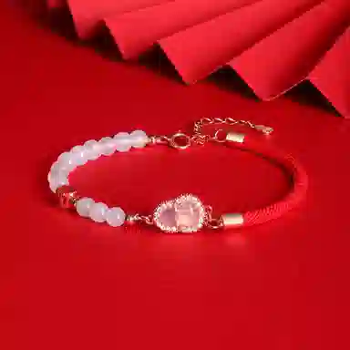 恋朵 时尚新中式 福禄吉祥 葫芦 玉髓 手链 女款