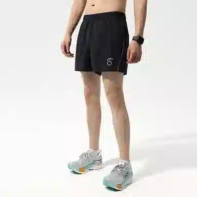 马孔多 舒适休闲百搭宽松运动短裤 男款 黑色