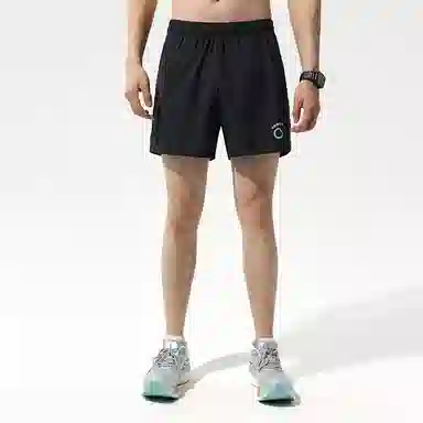 马孔多 舒适休闲百搭宽松运动短裤 男款 黑色
