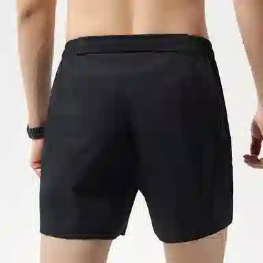 马孔多 舒适休闲百搭宽松运动短裤 男款 黑色
