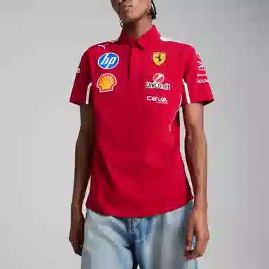 PUMA Ferrari Racing Polo Deep Red