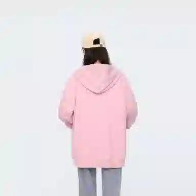 王者荣耀 鲁班七号星空梦想款 美式复古创意字母涂鸦简约落肩长袖休闲宽松多巴胺连帽夹克外套 男女同款