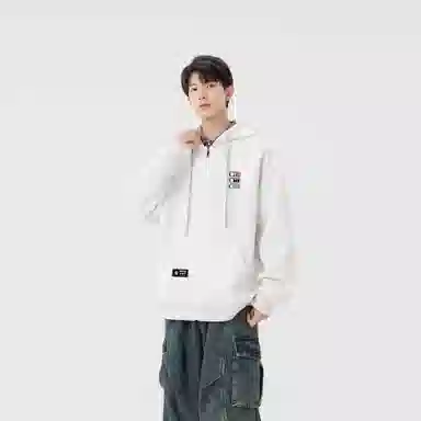 王者荣耀 鲁班七号星空梦想款 美式复古创意字母涂鸦简约落肩长袖休闲宽松多巴胺连帽夹克外套 男女同款