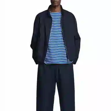 COS Striped Boatneck Long Sleeve Tee