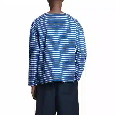 COS Striped Boatneck Long Sleeve Tee