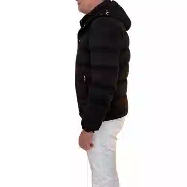 Prada Logo Hoodie Jacket Black