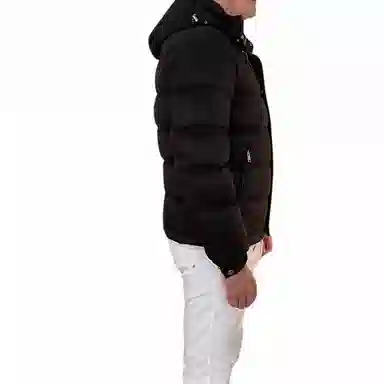 Prada Logo Hoodie Jacket Black