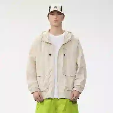 赞仕 美式轻薄工装百搭防紫外线纯色防晒服 男女同款