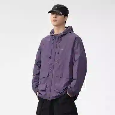 赞仕 美式轻薄工装百搭防紫外线纯色防晒服 男女同款