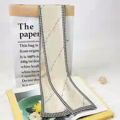 上海故事 春秋韩版潮流气质窄边文艺风西装出行 聚酯纤维 丝巾 女款