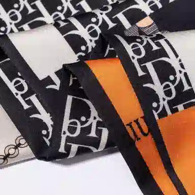 上海故事 春秋韩版潮流气质窄边文艺风西装出行 聚酯纤维 丝巾 女款