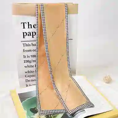 上海故事 春秋韩版潮流气质窄边文艺风西装出行 聚酯纤维 丝巾 女款