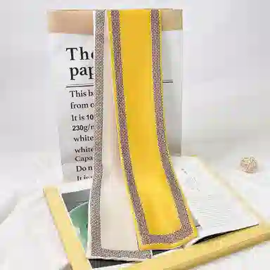 上海故事 春秋韩版潮流气质窄边文艺风西装出行 聚酯纤维 丝巾 女款