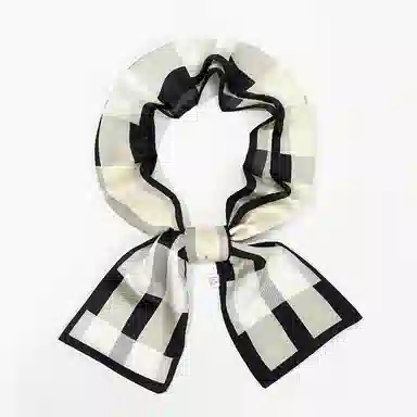 上海故事 春秋韩版潮流气质窄边文艺风西装出行 聚酯纤维 丝巾 女款