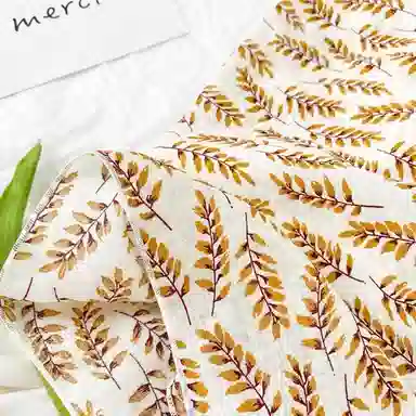 优幽兰 复古法式百搭高级感护颈小方巾韩版减龄气质小众设计感花卉小领巾绑包包绑带发带礼盒装 丝巾 女款