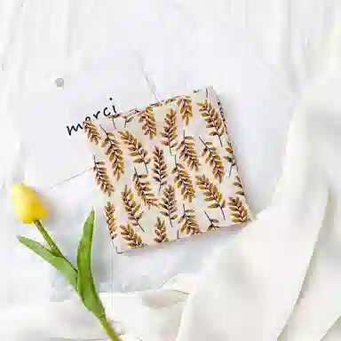 优幽兰 复古法式百搭高级感护颈小方巾韩版减龄气质小众设计感花卉小领巾绑包包绑带发带礼盒装 丝巾 女款