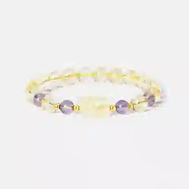 阿梵尼 九紫离火招财貔貅 梦幻可爱招桃花 旺人缘浪漫甜蜜百搭高级感 #好运天然 黄水晶 手串 女款