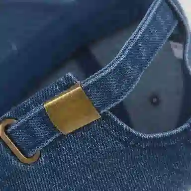 优莲茵 韩版可爱简约卡通狐狸刺绣  四季通用复古遮阳防晒水洗牛仔帽 户外运动登山出游 时尚百搭休闲显脸小 棉 鸭舌帽 男女同款情侣款