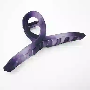 简应舒 磨砂鲨鱼夹后脑勺夹头发大夹子时尚简约 亚克力 发夹 女款