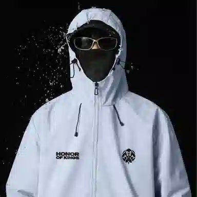王者荣耀 庄周款 美式基础款撞色拼接连帽飞行高级感户外运动美式字母休闲宽松通勤百搭夹克外套 男女同款