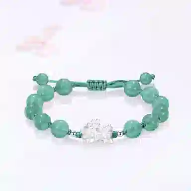 【S999足银&招财纳福】 金师傅 貔貅手绳 财运亨通旺事业上岸新中式国潮气质简约百搭 小众轻奢设计高级#好运 草莓晶 手串 男女同款情侣款