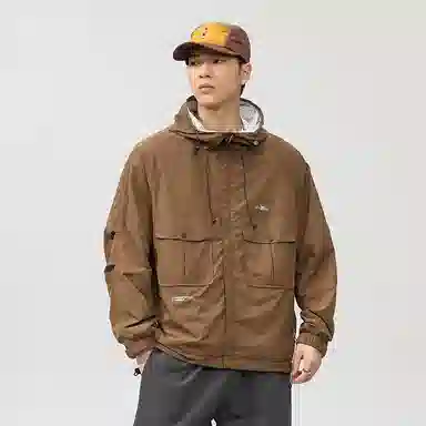 赞仕 户外登山轻薄连帽时尚防晒服 男女同款