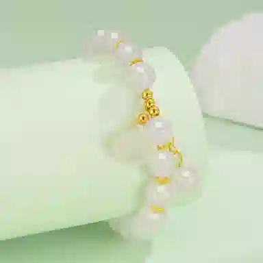 水贝 两世欢 莲蓬 古风显气质新中国国潮日常通勤百搭小众设计高级感#好运 玉髓 手串 女款