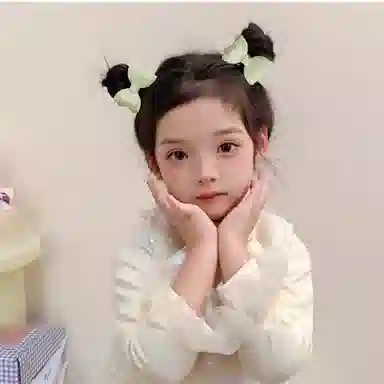 贯古今 儿童头绳高级感亮片蝴蝶结女童头饰亮闪闪可爱宝宝扎辫子皮筋 尼龙 发圈 女款