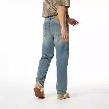 FAIRWHALE Straight Jeans Blue