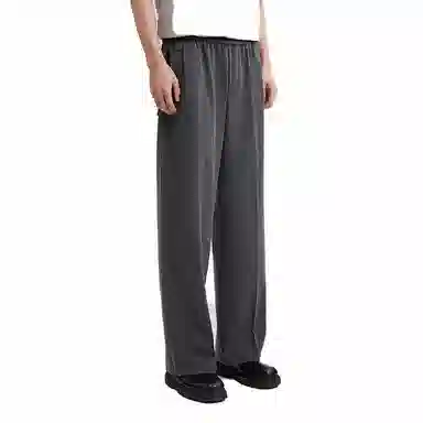 独驰 百搭纯色直筒时尚长裤休闲裤 男女同款