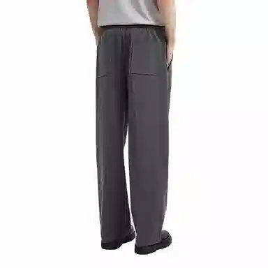 独驰 百搭纯色直筒时尚长裤休闲裤 男女同款