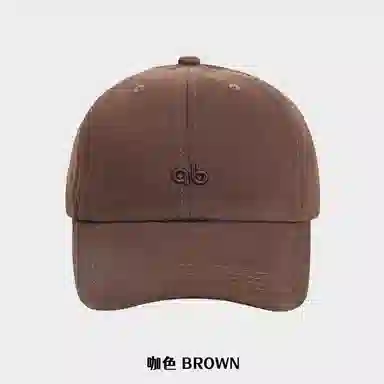 佐闯 美式街头帽子刺绣小字母显脸小休闲户外遮阳时尚百搭 棉 鸭舌帽 男女同款情侣款