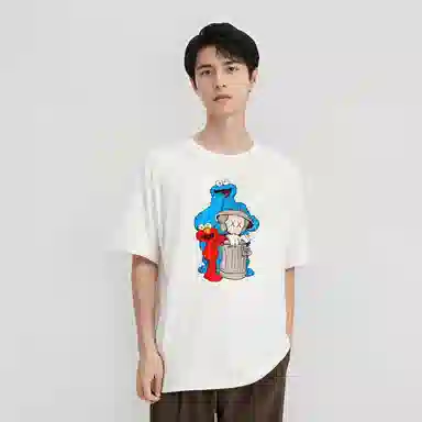 UNIQLO x SESAME STREET x KAWS T-Shirt White