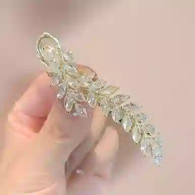 贯古今 麦穗鸭嘴夹子 合金 发夹 女款