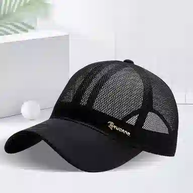 啄木鸟 全网眼透气速干棒球帽户外骑行排汗遮阳帽防晒帽 聚酯纤维 鸭舌帽 男款