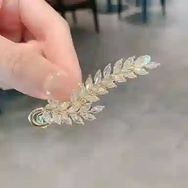 贯古今 麦穗鸭嘴夹子 合金 发夹 女款