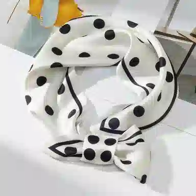 上海故事 懒人必备四季时尚百搭布扣小长条外搭气质尖角 丝巾 女款