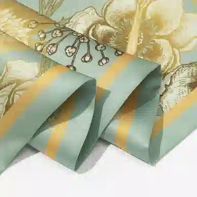 上海故事 懒人必备四季时尚百搭布扣小长条外搭气质尖角 丝巾 女款