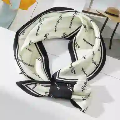 上海故事 懒人必备四季时尚百搭布扣小长条外搭气质尖角 丝巾 女款