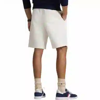Polo Ralph Lauren Logo Embroidered Knit Shorts White
