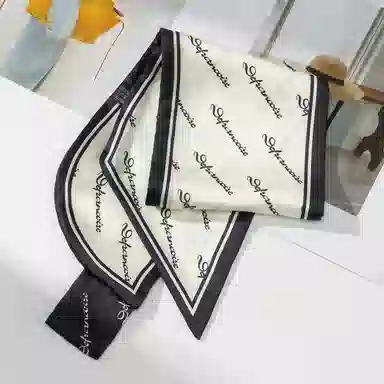 上海故事 懒人必备四季时尚百搭布扣小长条外搭气质尖角 丝巾 女款